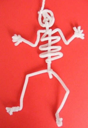 скелет из ершиков